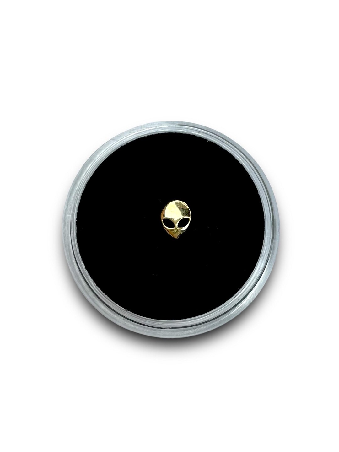 Solid 18k Gold Alien Tooth Gem Charm - Etsy