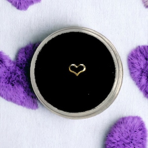 Gold Heart Tooth Gem