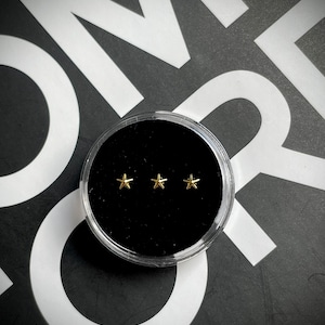 Tiny Gold Star Tooth Gems (Set of 3)