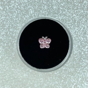 Pink Jelly Crystal Butterfly Tooth Gem
