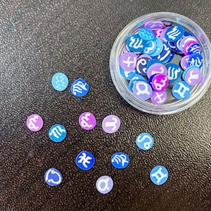 Zodiac Sign Nail Art
