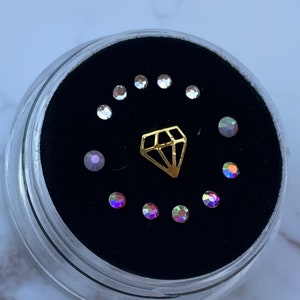 Conjunto de gemas de dientes: conjunto de diamantes Swarovski de lujo