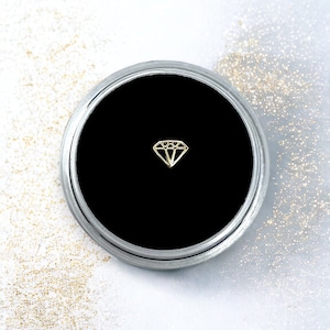 Solid 18k Gold Diamond Tooth Gem Charm