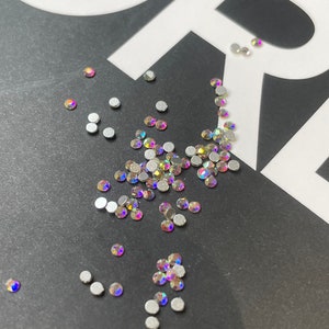 Mini Iridescent Swarovski Tooth Gems