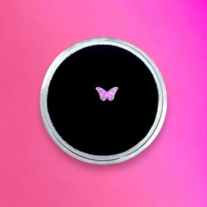 Pink Opal Butterfly Tooth Gem