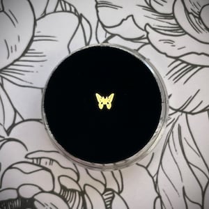 Gold Petite Butterfly Tooth Gem Charm