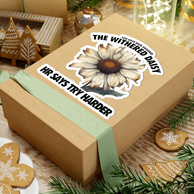 The Withered Daisy, Funny Nurse Sticker For Water Bottle Laptop Locker, Fun Cute Nursing Coworker Parody Award, RN ER Med Surg ICU Gift Idea image 7