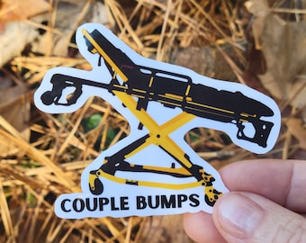 Couple Bumps EMS Sticker, waterproof sticker, vinyl sticker, minimalist, gift, handmade