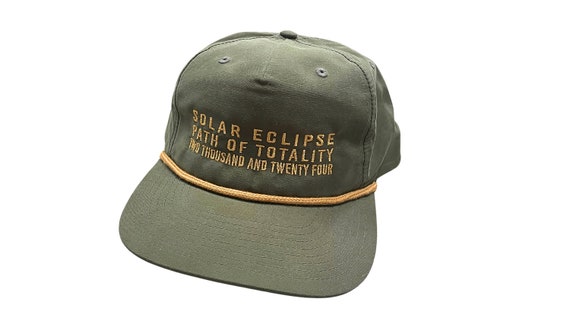 Path of Totality Green & Gold Rope Outdoorsy Cap