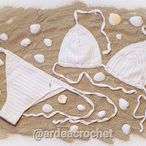 Bikini Ardea all&#39;uncinetto fatto a mano