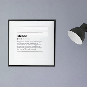 Merde Définition Svg Français, French svg, Svg Humoristique, French definition SVG files, Art imprimable, French dictionary Svg File