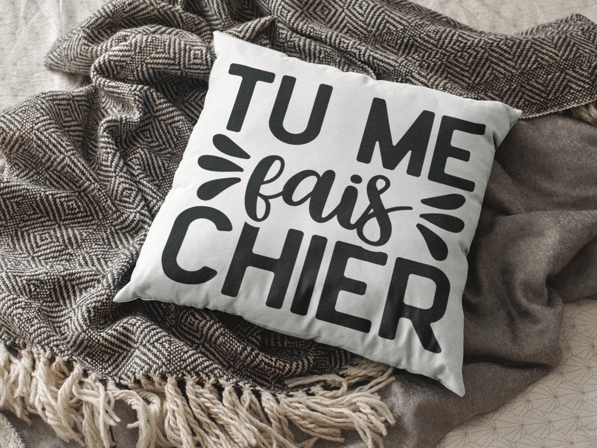 Tu Me Fais Chier Svg Shirt Design SVG Design For Shirt Cut Etsy Canada
