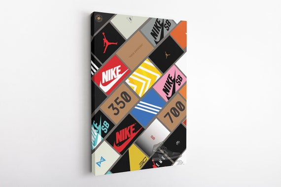 Nike Sneaker Box Wall Art