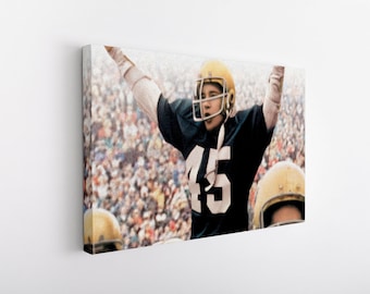 RUDY Movie Poster - Inspirational Sports Poster - Football Poster Print - Motivational, Classic, Digital Oil Painting, Home Art
