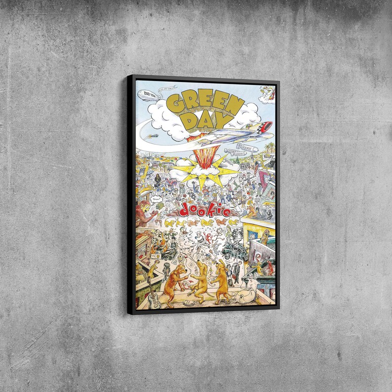 Green Day Dookie Album Art Poster High Quality Print Wall Art Gifts for