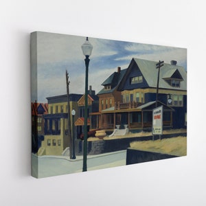 Edward Hopper, East Wind Over Weehawken, 1934 | Art Print | Canvas Print | Fine Art Poster | Art Reproduction-East Wind Over Weehawken