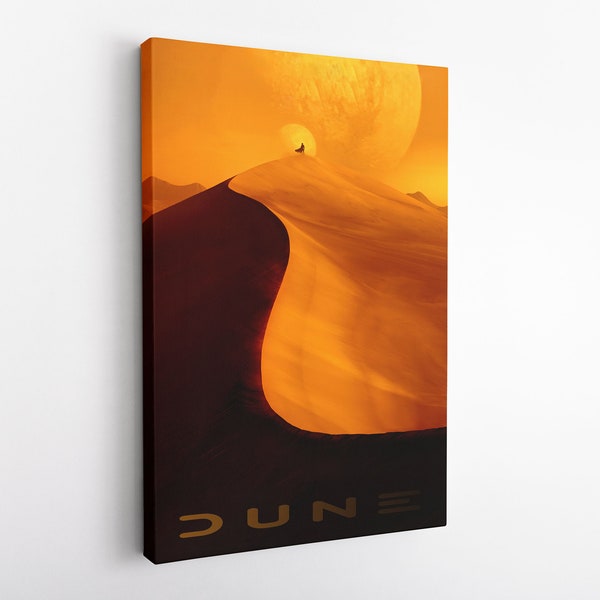 Dune 45 Sossusvlei, Dune Poster, Arrakis Desert Planet Sandworms, Dune Movie Print, Zendaya, Timothée Chalamet, Minimalist Movie Poster