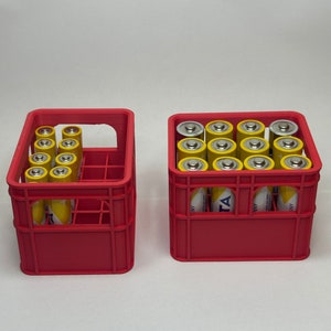 Battery Organizer Box, Beer Crate for Batteries, Battery Storage