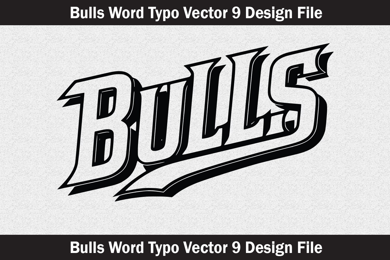 Bulls Mascot SVG, Typography Vector, Cut File (digital Download) - Etsy