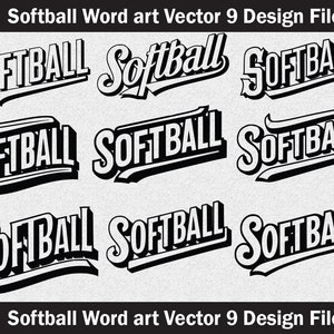 Softball svg,Softball ball svg,Softball cut file,Softball vector,Softball word art svg,Softball typography,Softball