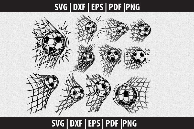 Football Net Pattern Svg Sports Clipart: Soccer Ball Net Svg Vector Silhouette - Svg Png Dxf Pdf ...
