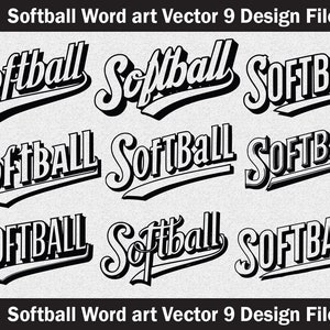 Softball svg,Softball ball svg,Softball cut file,Softball vector,Softball word art svg,Softball typography,Softball