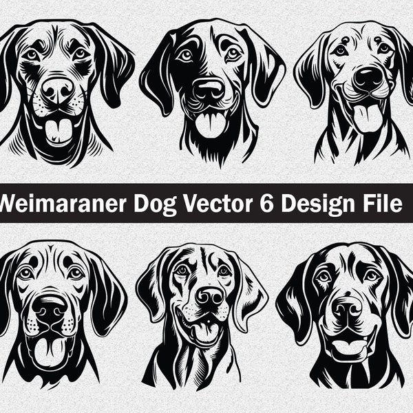 Weimaraner Dog Head Silhouette Svg ,Weimaraner Svg,Weimaraner Dog svg,Dog cut,Weimaraner vector,Weimaraner head Dog,Weimaraner,Dog svg,