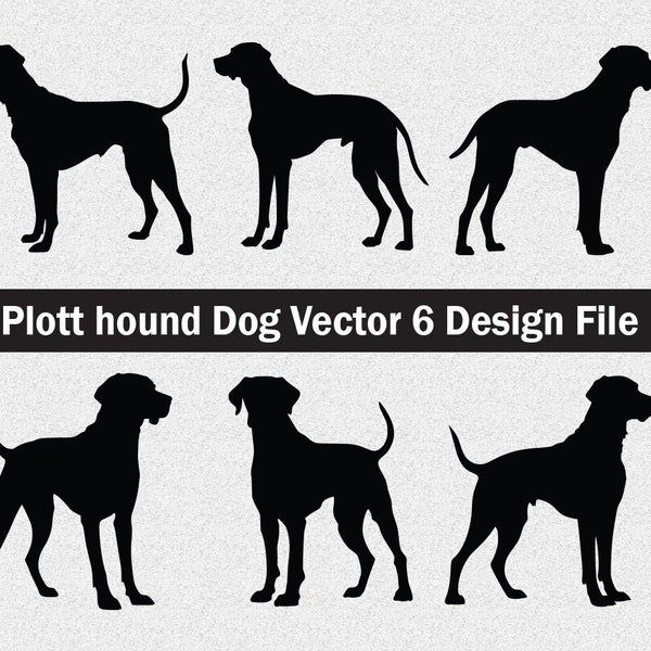 Plott hound Dog Breed Silhouette Svg ,Plott hound Dog Svg,Dog Silhouette ,Dog svg,Plott hound Dog ,Dog cut file ,Dog svg,Dog vector,Pet svg