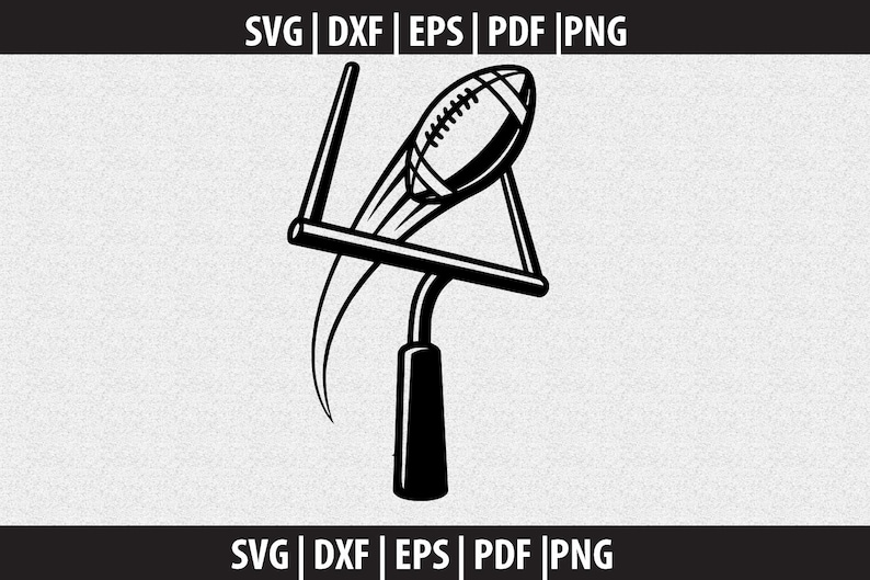Football Post Svg Football Goalpost SVG Bundle, Mascot Clipart Vector (digital Download ...