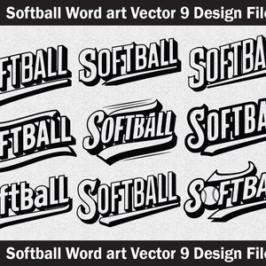 Softball svg,Softball ball svg,Softball cut file,Softball vector,Softball word art svg,Softball typography,Softball