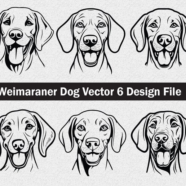 Weimaraner Dog Head Silhouette Svg ,Weimaraner Svg,Weimaraner Dog svg,Dog cut,Weimaraner vector,Weimaraner head Dog,Weimaraner,Dog svg,