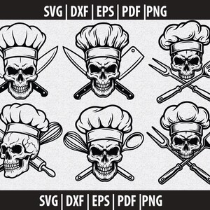 Bb Skull SVG, Skull Grill Tools PNG, BBQ Skeleton Clipart Black White, Grill Shirt Design, Cricut File, Instant Download