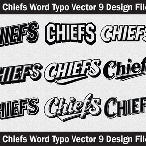 Chefs svg, Häuptlinge Maskottchen svg, Häuptlinge geschnitten Datei, Häuptlinge Vektor, Häuptlinge Wortkunst, Häuptlinge Typografie, Häuptlinge