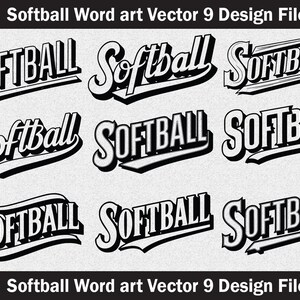 Softball svg,Softball ball svg,Softball cut file,Softball vector,Softball word art svg,Softball typography,Softball