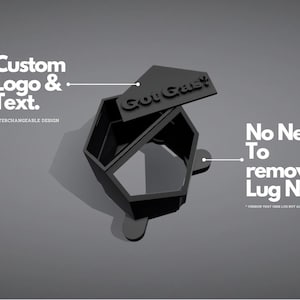 Custom Interchangeable Universal 6 lug wheel Backup Camera Cover For spare Tire