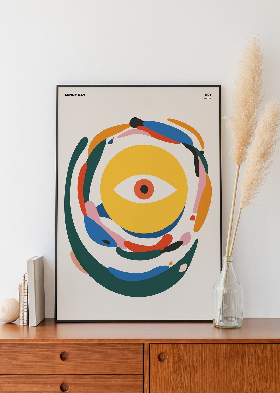 Bauhaus Style Printable Digital Paint Wall Decor Poster Etsy