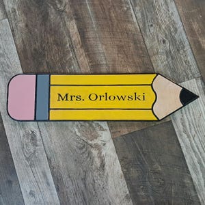 Teacher, Personalized Door Hanger