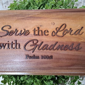 Wood Bible Verse Custom Sign