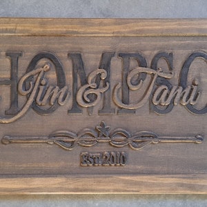 Custom Wood Sign | Wedding Wood Sign | Engagement Gift | Custom Name Sign | Wedding Gift | Anniversary Gift | Family Name Sign