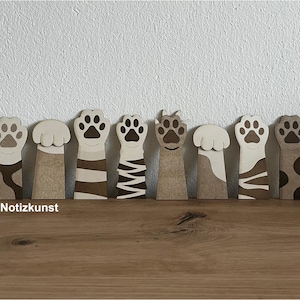 cat paw bookmark, books, reader, bookworm, cute gift, bookmark