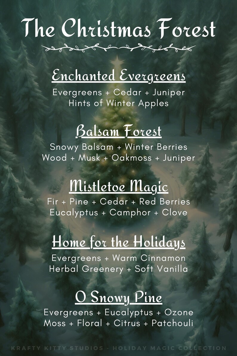 Balsam Forest Snowy Balsam, Winter Berries, Wood, Musk, Oakmoss