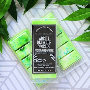 Adrift Between Worlds: Sparkling Waters, Lotus, Iris, Lily Pads, Driftwood, Ozone, Earth, Incense, Clove, Sandalwood & Violet | Soy Wax Melt