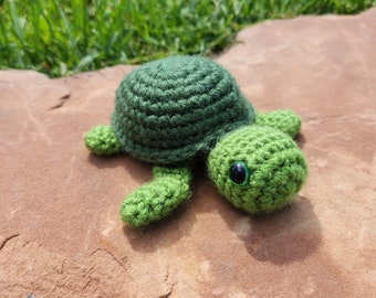 Stuffed Sea Turtle Crochet Plushie | Cute Colorful & Cuddly | Great gifts for Turtle Lovers | Desk Pet | Room Decor