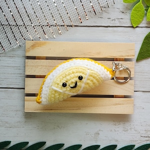 Lemon Keychain, Fruit, Keychain Charm, Plush, Cute Keychain, Gifts for Friends, Bag accessories, Kawaii, Party Favor, Cute Charm, Backpack