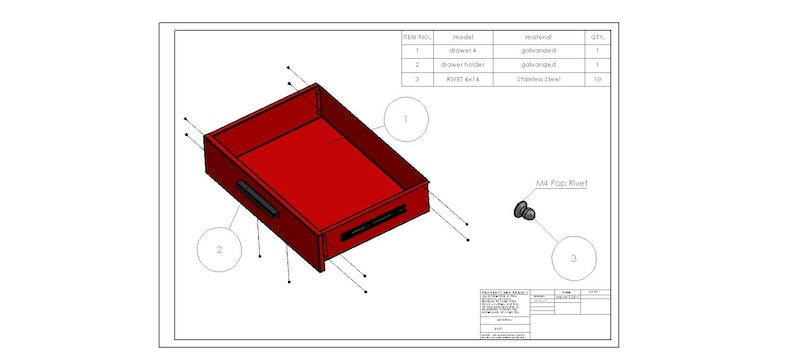Industrial Tool Cabinet CAD Model | Step DXF SLDPRT Files | Digital ...