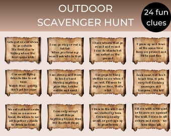 Outdoor Scavenger Hunt clues scavenger hunt game fun scavenger hunt treasure hunt outside scavenger hunt scavenger hunt rhymes hunt riddles