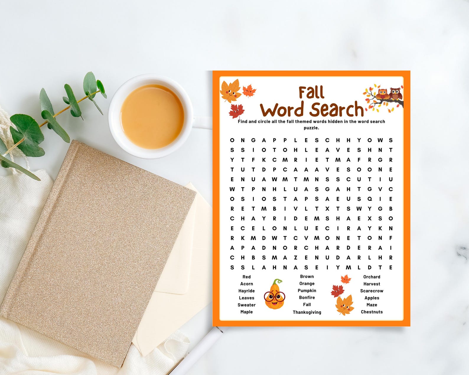 Fall Printable Games, Fall Game Bundle, Fall Party Games, Autumn Games ...