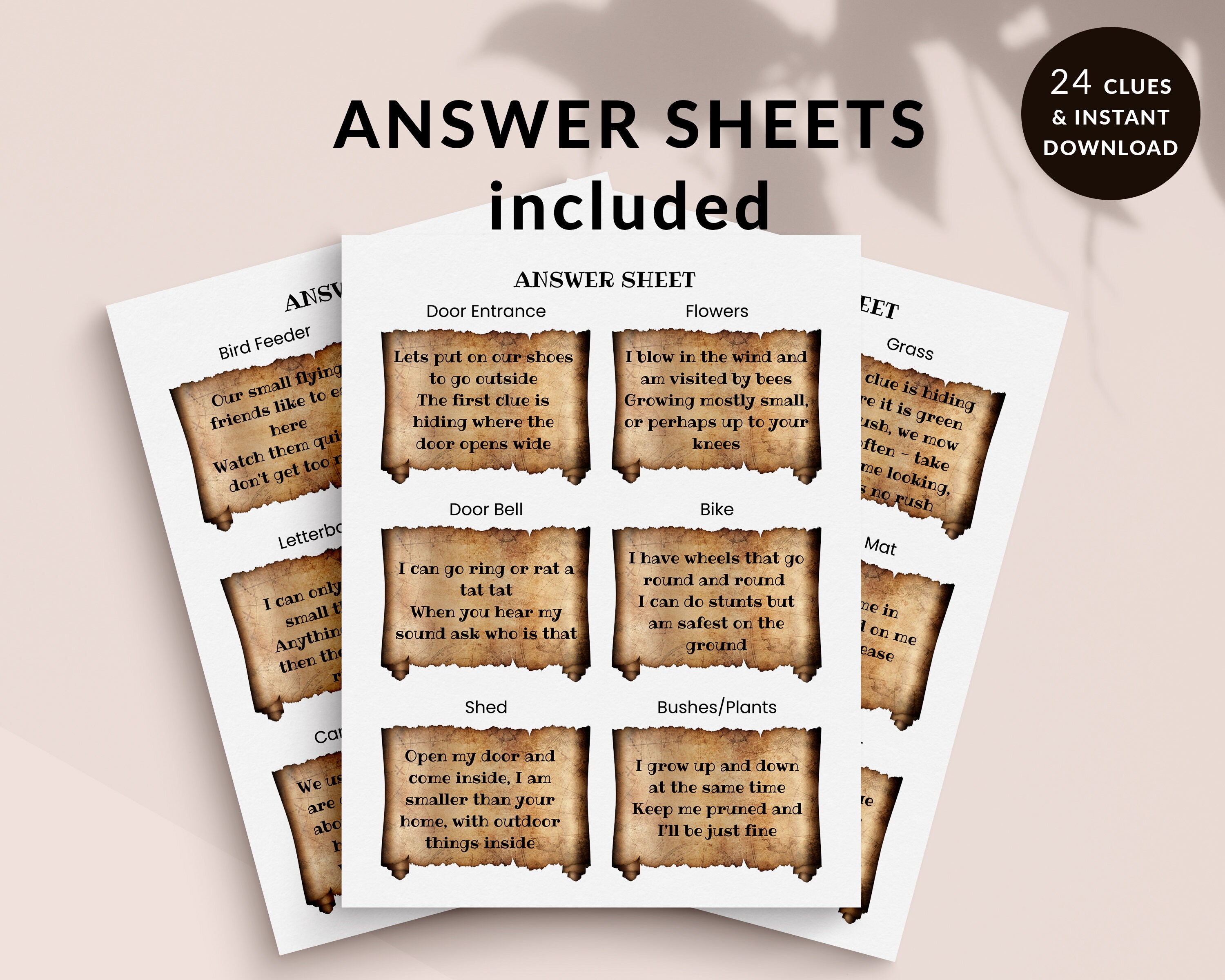 Outdoor Scavenger Hunt Clues Scavenger Hunt Game Fun Scavenger Hunt