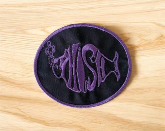 Geborduurde opnaai- of opstrijkpatch met Phish-logo: pas je uitrusting aan!