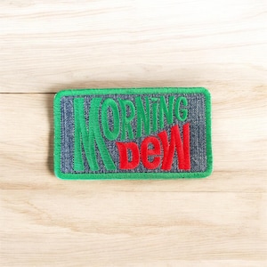 Écusson Grateful Dead - Écusson Phan brodé à thermocoller/à coudre inspiré de la chanson Morning Dew - Cadeau Deadhead. Recyclage à partir de Jean Denim